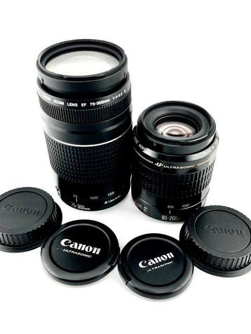 Canon EF 75-300mm f/4-5.6 II + EF 80-200mm f/4.5-5.6 USM, Nieuw