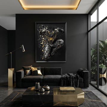 Artxlife - Black Lego SpiderMan Breaking the Frame, Nieuw