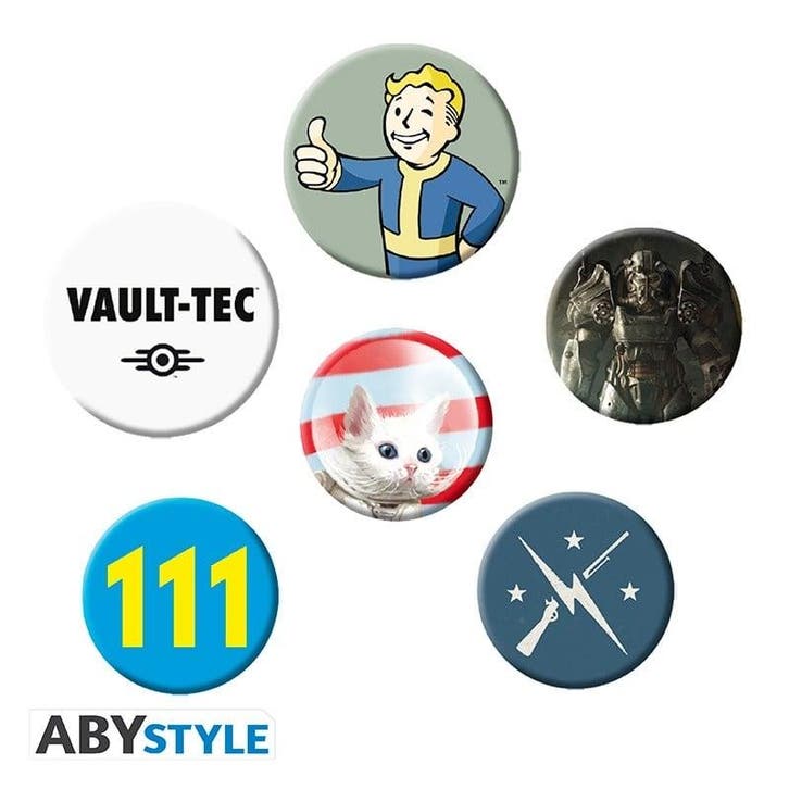 Fallout Badge Pins, Collections, Cinéma & Télévision, Enlèvement ou Envoi