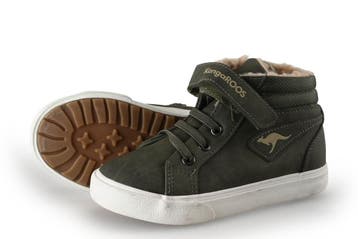 Kangaroos Enkellaarzen Jongens in maat 27 Groen, Kinderen en Baby's, Kinderkleding | Schoenen en Sokken, Kangaroos, Verzenden
