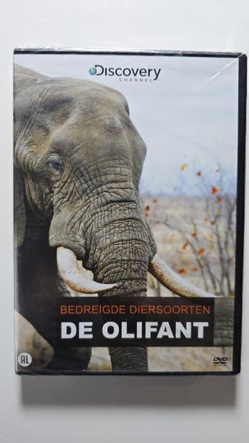 DISCOVERY CHANNEL BEDREIGDE DIERSOORTEN DE OLIFANT (IN SEAL), Gebruikt
