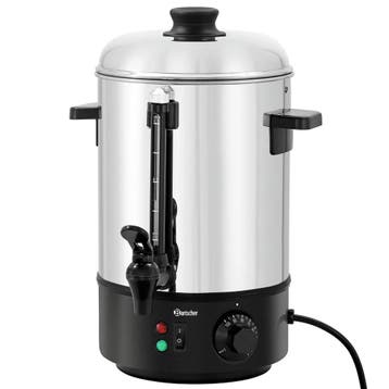 Heetwaterdispenser | RVS/Zwart | 6L | 30°C/100°C | 1.8kW, Verzenden