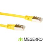 ACT Gele 30 meter LSZH SFTP CAT6 patchkabel met RJ45, Verzenden, Nieuw