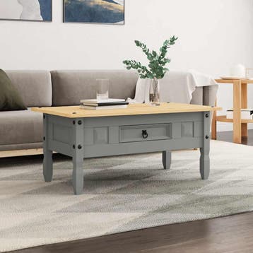 vidaXL Salontafel 100x55x44 cm Mexicaans grenenhout, Verzenden, Nieuw