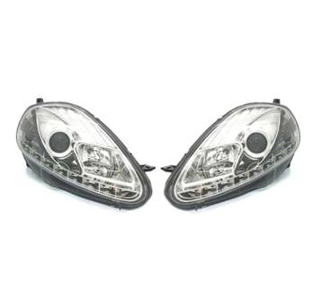 PHARES FIAT GRANDE PUNTO 05-08 DAYLIGHT FOND CHROMÉ, Verzenden