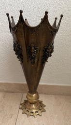 Porte-parapluies - Bronze patiné - H : 52 cm, Antiquités & Art