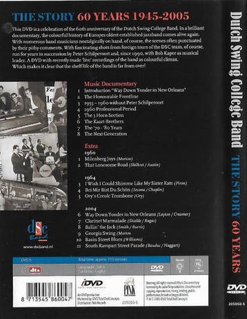 The Dutch Swing College Band – The Story : 60 Years;, Cd's en Dvd's, Verzenden, Zo goed als nieuw