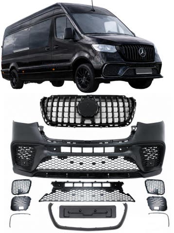 Voorbumper | geschikt voor Mercedes-Benz Sprinter | 2018+ |, Verzenden