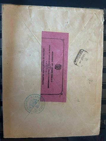 Espagne 1939/1939 - Espagne 1939 – Enveloppe-certificat, Timbres & Monnaies, Timbres | Europe | Espagne