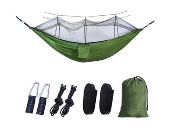 Veiling - Hangmat met klamboe - Groen, Nieuw