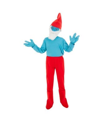 Kostuum Opa Smurf Kind, Kinderen en Baby's, Verzenden, Nieuw