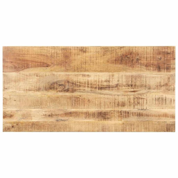 vidaXL Tafelblad 15-16 mm 100x60 cm massief mangohout, Huis en Inrichting, Tafelonderdelen, Nieuw, Verzenden