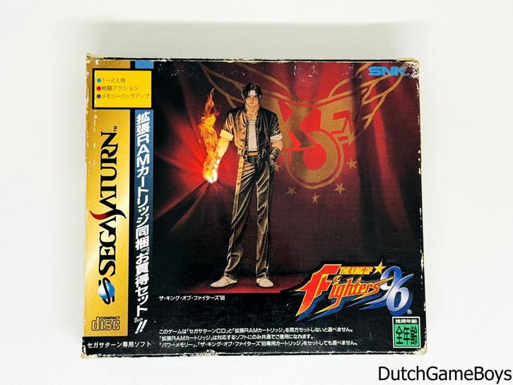 Sega Saturn – The King Of Fighters 96 – Big Box + Ram Card, Games en Spelcomputers, Games | Sega, Gebruikt, Verzenden