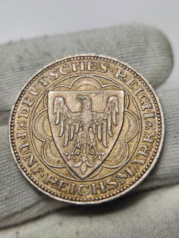 Allemagne, République de Weimar 5 Reichsmark 1927 / 100th