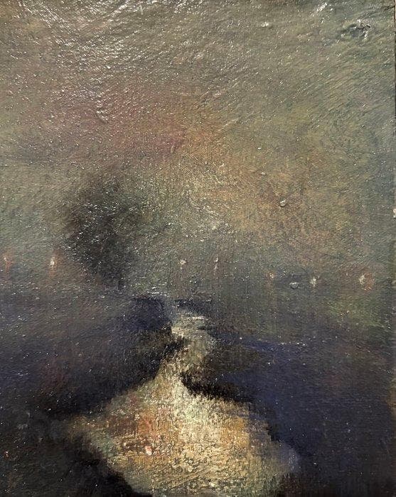 Robina Yasmin - Quiet verge, Antiek en Kunst, Kunst | Schilderijen | Modern