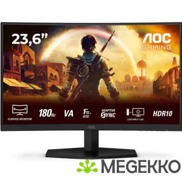 AOC C24G42E 24  Full HD 180Hz VA Curved Gaming Monitor, Computers en Software, Monitoren, Verzenden, Nieuw