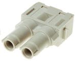 Han 70A Femelle Axiale Module Connecteur 2-Contact -, Verzenden