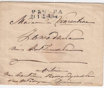 Rusland 1856/1856 - Russische envelop - 1856 - met