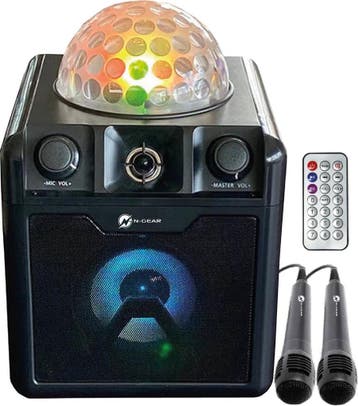 N-GEAR Disco Block 410 - Bluetooth Speaker - Karaoke Set -, Verzenden