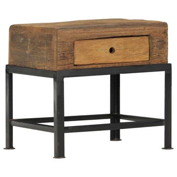 Nachtkastje hout -58% | Retour Deal | Snel beslissen!, Gebruikt, Minder dan 45 cm, Verzenden, Minder dan 55 cm