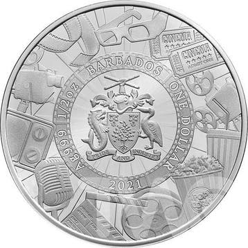 Barbados. 1 Dollar 2021 Scooby-Doo 1/2 oz Proof (.999)