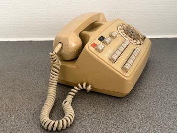 Téléphone analogique - Plastique - Vintage PTT ATEA S65 /, Antiek en Kunst