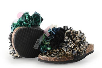 Colors of California Slippers in maat 37 Zwart, Kleding | Dames, Schoenen, Slippers, Verzenden, Zwart, Zo goed als nieuw