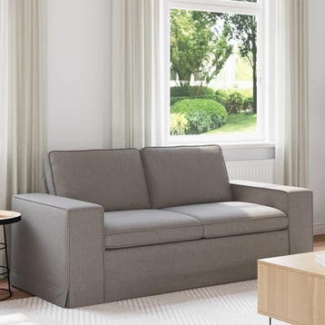 vidaXL bank / zetel Taupe 182 x 80 x 82 cm Stof, Verzenden