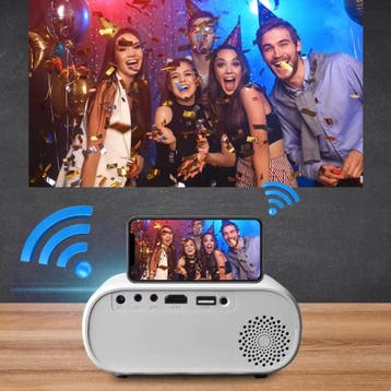 Q11 Mini Projector - 200 ANSI Lumen - 720p - Screen, Verzenden