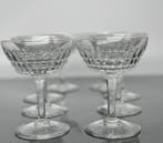 Val Saint Lambert - Verre à champagne (8) - Cristal - Coupes, Antiquités & Art