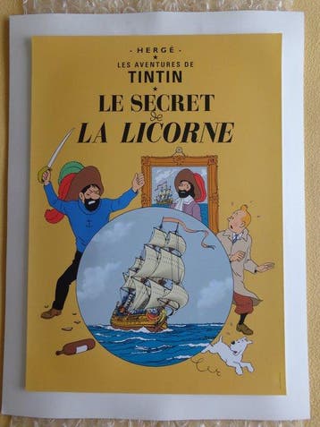 Hergé - 2 Offset Print - Tintin - Tintin - Sérigraphies, Nieuw