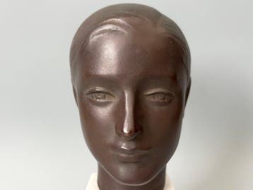 Lora (Bronze Bust) - Artist Yasutake, Antiek en Kunst