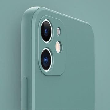 iPhone 6 Plus Square Silicone Hoesje - Zachte Matte Case, Verzenden