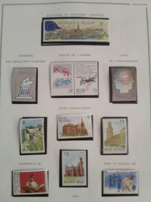 België 1973/1990 - Volledige collectie postzegels, mint, Postzegels en Munten, Postzegels | Europa | België