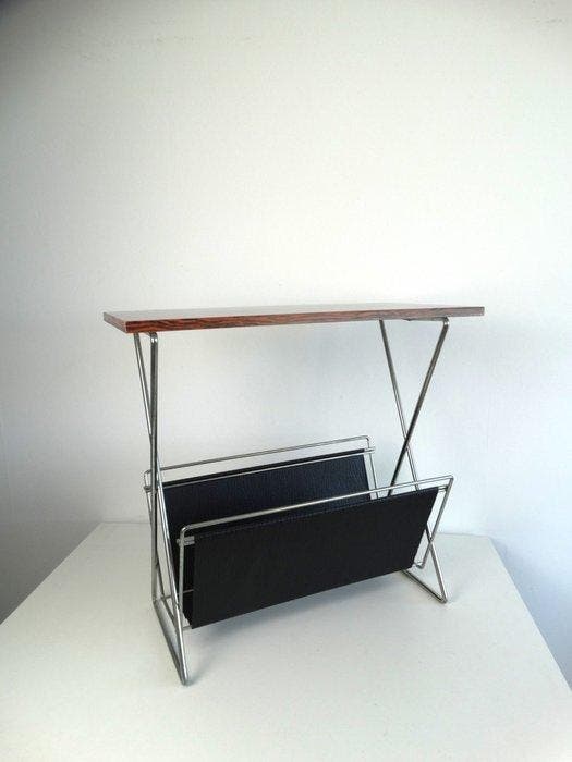 Porte-revues - Fer - Porte-magazines vintage, Antiquités & Art, Art | Objets design
