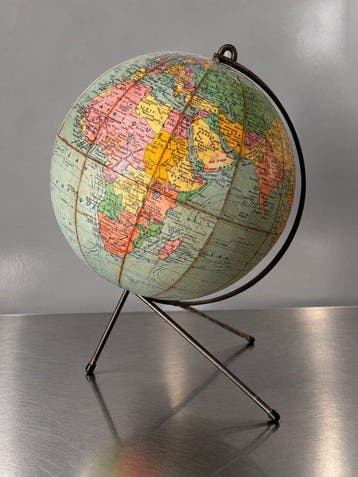 Celestial and terrestrial globes - Girard, Barrère & Thomas
