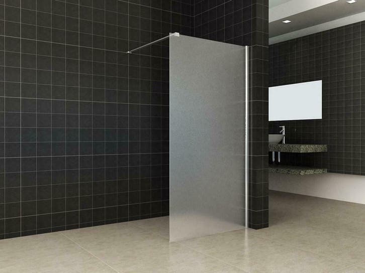 inloopdouche+muurprofiel 900x2000 10mm NANO geheel matglas, Bricolage & Construction, Sanitaire, Enlèvement ou Envoi
