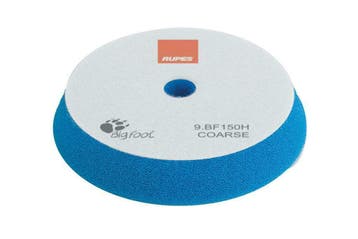 RUPES klittenband schuimpad 130/150 mm hard (blauw) voor RUP, Verzenden