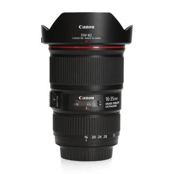 Canon EF 16-35mm f/4 L IS USM - Groothoeklens, Ophalen of Verzenden, Zo goed als nieuw