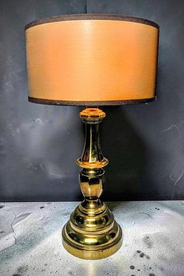 E.F. Frantzen - Tafellamp - Luxueuze XL Trophy Lamp - Koper, Huis en Inrichting, Nieuw