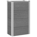 vidaXL Verhoogde plantenbak Grijs 50 x 30 x 22 cm WPC en, Tuin en Terras, Verzenden, Nieuw