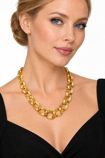 Collier - 14 carats Or jaune, Binder Bros. 14K Collier à, Nieuw