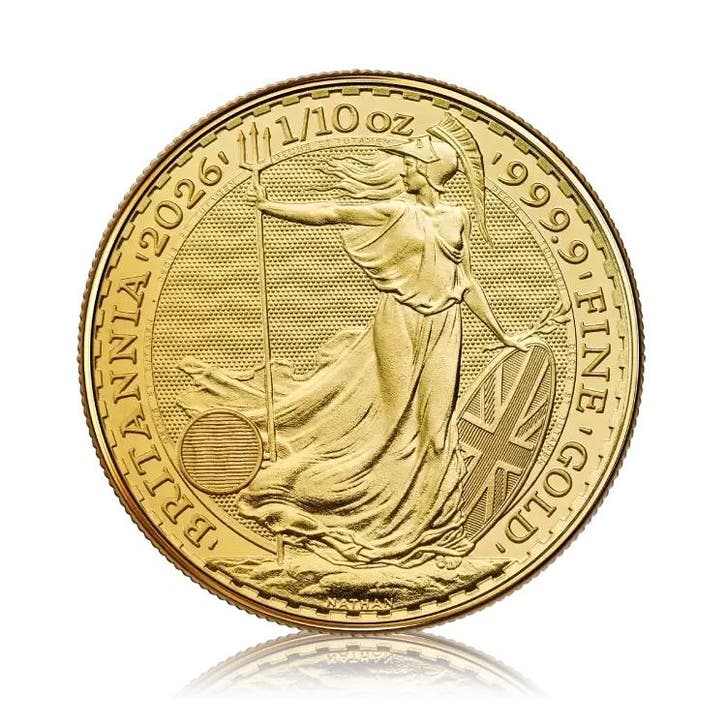 Gouden Britannia munt 2026 1/10 troy ounce, Timbres & Monnaies, Métaux nobles & Lingots