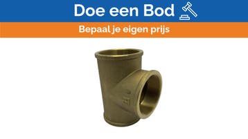 Bieden: Guidi Brass T-Fitting 2 1/2 Inch - Marine Yacht Har, Ophalen of Verzenden, Nieuw