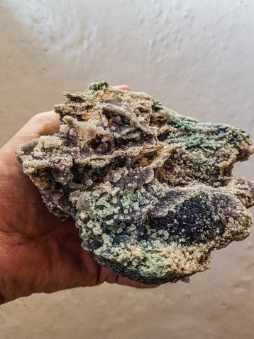 HQ Druivenagaat Lavendel Kristalcluster Kristalcluster -