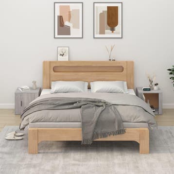 vidaXL Nachtkastjes 2 st 50x39x47 cm grijs sonoma, Verzenden