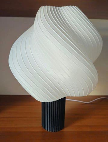 Lampe de table - ABS - Lampe de table à spirale moderne