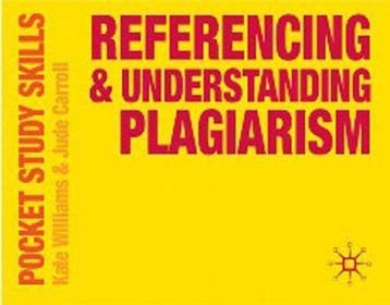 Referencing and Understanding Plagiarism - Williams, Boeken, Verzenden, Nieuw