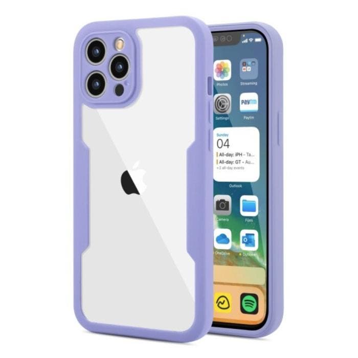 iPhone 13 Mini 360°  Full Cover - Full Body Case Hoesje +, Télécoms, Téléphonie mobile | Housses, Coques & Façades | Marques Autre