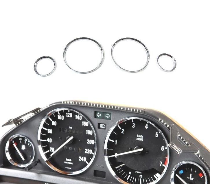 CONTOURS DE COMPTEUR CHROMÉ BMW SÉRIE 3 E30 M3, Autos : Pièces & Accessoires, Commande, Envoi